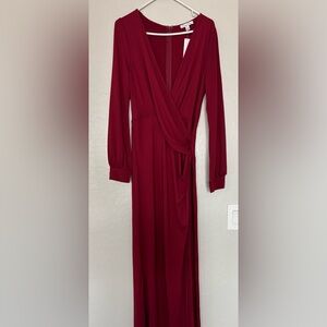 Baltic Born Long Sleeve Faux Wrap Dress